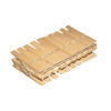 YORK Pinzas de ropa de madera, 20 uds.