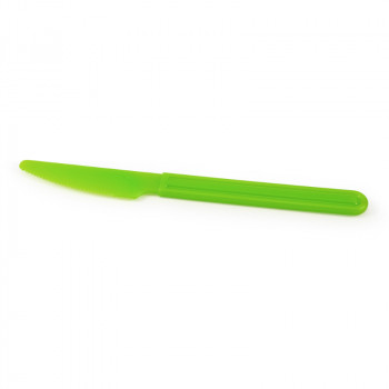 Giostyle Cuchillo de mesa de plástico Trippy, verde, 3 uds.