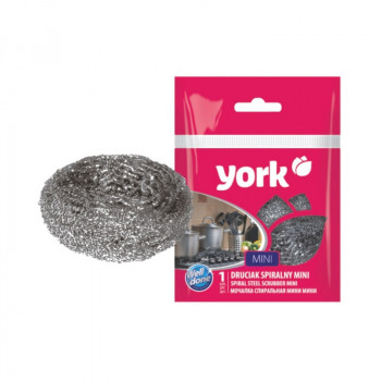 YORK Estropajo en espiral Mini de acero