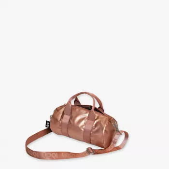 Bolsa Weekender LOQI – oro rosa (pequeña)