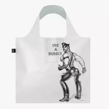 Bolsa transparente LOQI Tom of Finland – Use a Rubber