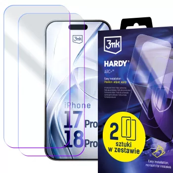 3mk Hardy ARC+ protector de pantalla de 4 capas para Apple iPhone 17 Pro / 18 Pro