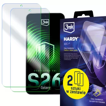 3mk Hardy ARC+ protector de pantalla de 4 capas para Samsung Galaxy S26