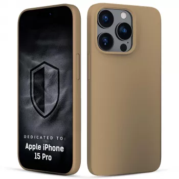3mk Hardy Mellow MagCase para Apple iPhone 15 Pro, oro