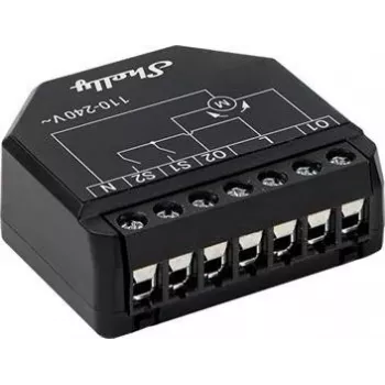 Shelly Shutter control Wi-Fi de persianas y estores, negro