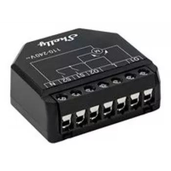 Shelly Shutter control Wi-Fi de persianas y estores, negro