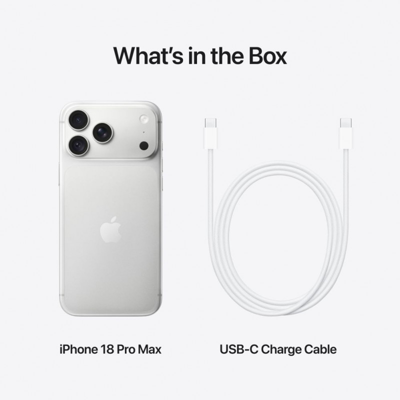 Apple iPhone 18 Pro Max 2TB plata