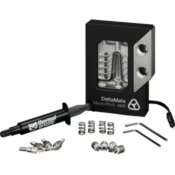 Thermal Grizzly DeltaMate MPII refrigeración líquida para CPU, AM5, negro/plata