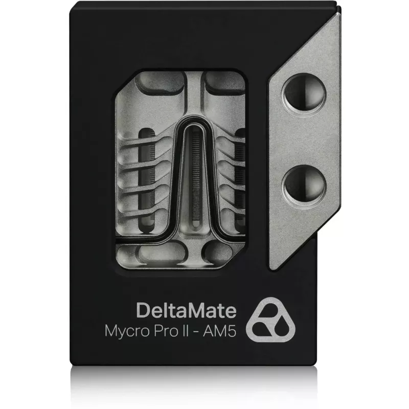 Thermal Grizzly DeltaMate MPII refrigeración líquida para CPU, AM5, negro/plata