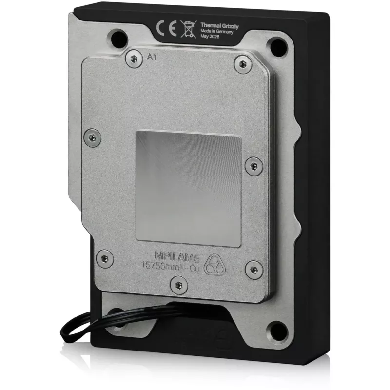 Thermal Grizzly DeltaMate MPII refrigeración líquida para CPU, AM5, negro/plata