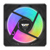 Ventilador de carcasa Darkflash Gauss G24 120 mm ARGB PWM, negro