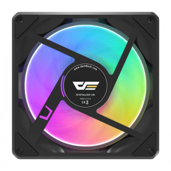 Ventilador de carcasa Darkflash Gauss G24 120 mm ARGB PWM, negro