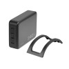 Cargador de sobremesa USB-C Logilink, 240 W, GaN, 4 puertos, 4x USB-C (PD), negro