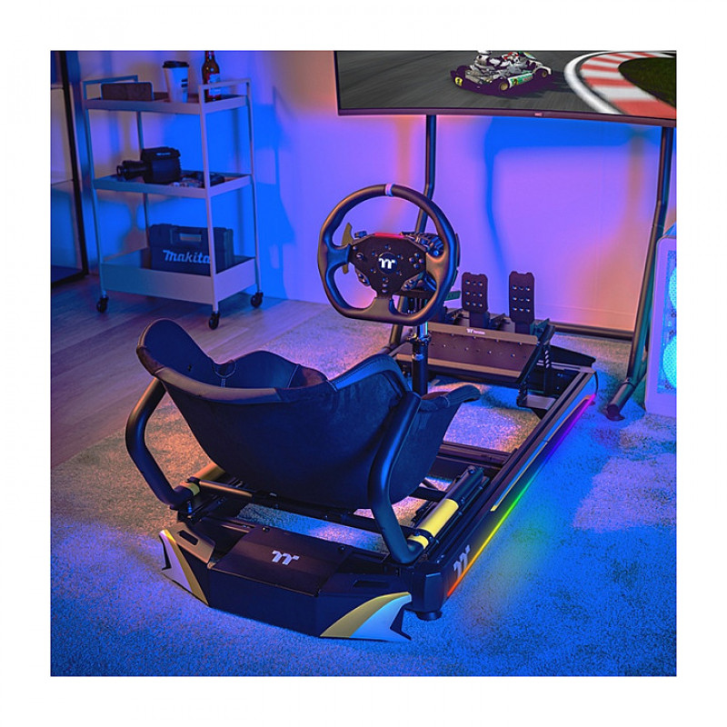 Cockpit de simulador de carreras de karts Thermaltake GK500, negro
