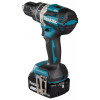 Taladro atornillador a batería Makita DHP484RFJ, 2000 rpm, negro/azul