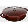 Olla de cocción de hierro fundido con tapa STAUB 24 cm, grenadine