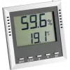 TFA Dostmann KLIMA GUARD termohigrómetro, plata (30.5010.54.K)