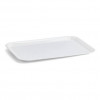 Zeller 26693 bandeja de melamina, melamina, blanco, 24 x 18 cm