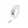 Cable de red Slim Cat6 U/FTP RJ45 Wirewin, 7,5 m, blanco