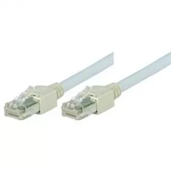 Cable de red Cat5e F/UTP RJ45 Tecline, 5 m, gris, LSZH