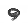 Cable de red Slim Cat6 U/UTP RJ45 Wirewin, 0,1 m, negro