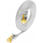 Cable de red Slim Cat6a U/FTP RJ45 Wirewin, 0,25 m, blanco