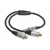 celexon adaptador de audio Professional jack estéreo a 2x RCA M/H