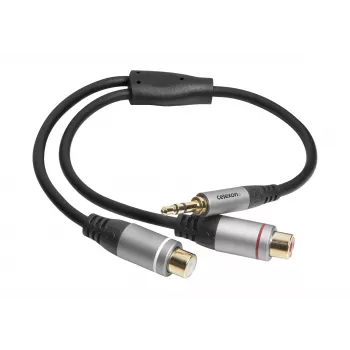 celexon adaptador de audio Professional jack estéreo a 2x RCA M/H