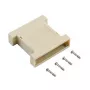 EFB Elektronik carcasa de plástico vacía 25-25 polos, gris