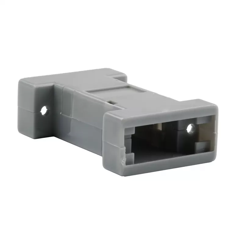 EFB Elektronik carcasa de plástico vacía 09-09 polos, gris