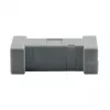 EFB Elektronik carcasa de plástico vacía 09-09 polos, gris