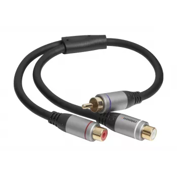 celexon adaptador de audio RCA a 2x hembra/macho, Professional Line
