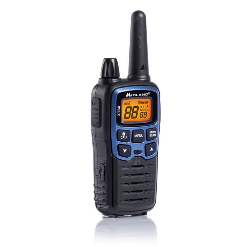 Midland XT60 walkie-talkie 24 canales 446.00625 - 446.0937 MHz negro, azul