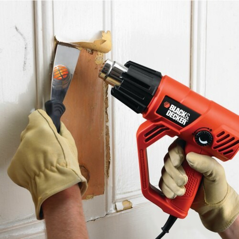Black+Decker KX2001K Pistola de aire caliente, 2000 W, 50–450 °C / 90–600 °C