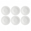 La Porcellana Bianca plato sopero con borde Essenziale, set de 6, 23 cm