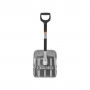 Fiskars 1000740 pala para nieve, aluminio/plástico, negro/gris/naranja
