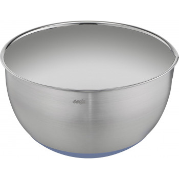 Emsa cuenco Prep & Bake de acero inoxidable, con base antideslizante