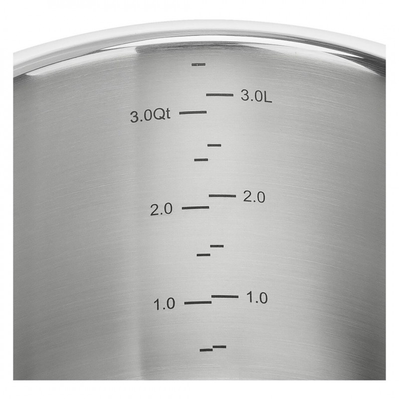 ZWILLING Pro olla redonda de 3,5 L plateada