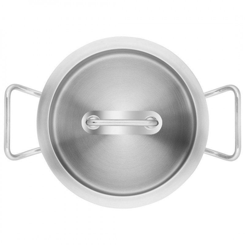 ZWILLING Pro olla redonda de 3,5 L plateada