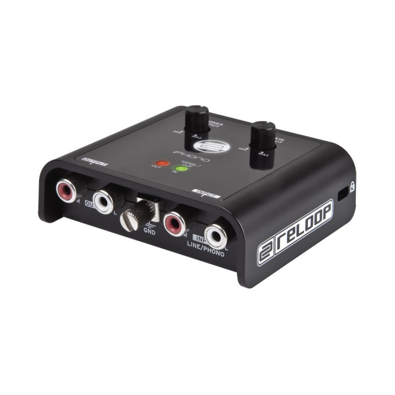 Reloop iPhono 2 interfaz de audio, 16 bits, negro