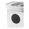ZWILLING 1026082 recipientes rectangulares para alimentos, 5,4 l, transparente/blanco, 5 uds.