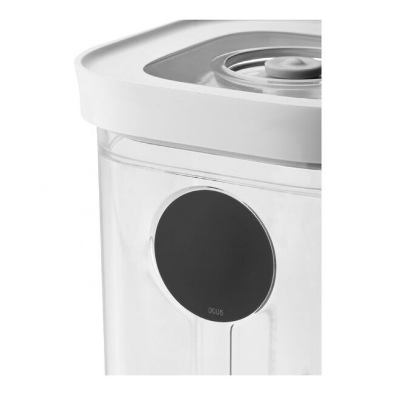 ZWILLING 1026082 recipientes rectangulares para alimentos, 5,4 l, transparente/blanco, 5 uds.