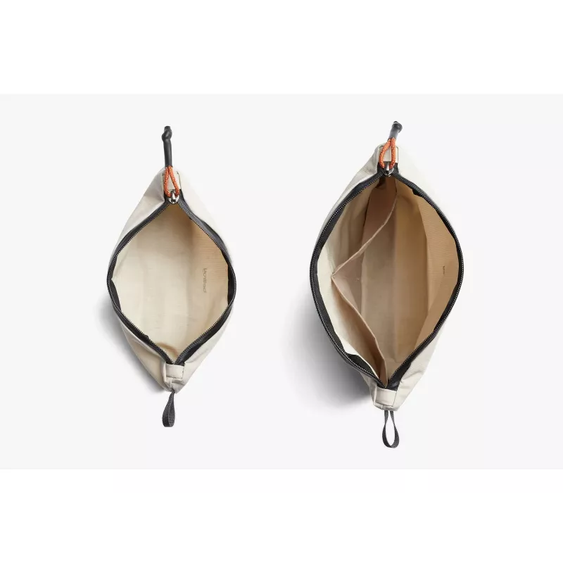 Bellroy Lite Pouch Duo, set de 2 organizadores de viaje (18 x 27 x 1,5 cm, 8 x 23 x 6 cm), ash