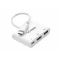celexon adaptador multipuerto USB-C a HDMI y USB-A, M/H, blanco