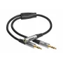 Adaptador de audio celexon Professional 2x jack estéreo, M/H