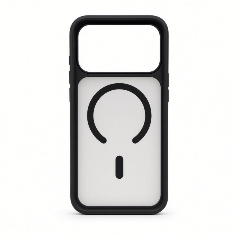 Funda MagSafe 2 en 1 Evelatus Silver-Shield Skin Feel para Apple iPhone 18 Pro Max, negro