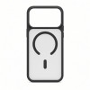 Funda MagSafe 2 en 1 Evelatus Silver-Shield Skin Feel para Apple iPhone 18 Pro, gris ahumado