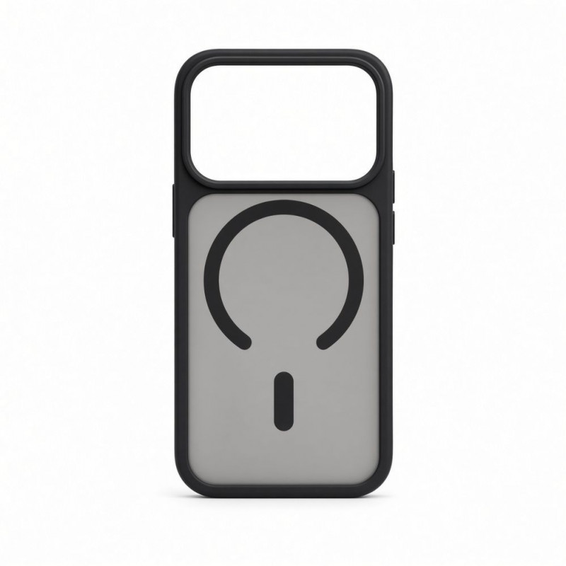 Funda MagSafe 2 en 1 Evelatus Silver-Shield Skin Feel para Apple iPhone 18 Pro, negro
