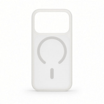 Funda MagSafe 2 en 1 Evelatus Silver-Shield Skin Feel para Apple iPhone 18 Pro, transparente mate