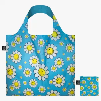 Bolso LOQI Smiley – Flowers Blue